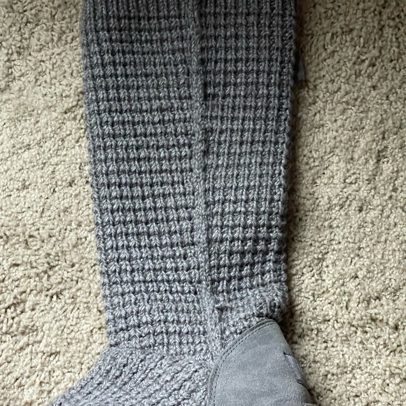 UGG Tall Solene Charcoal Knit Sweater Weather - Picture 8 of 14